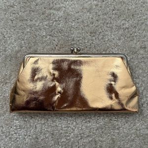 Vintage bright gold evening bag